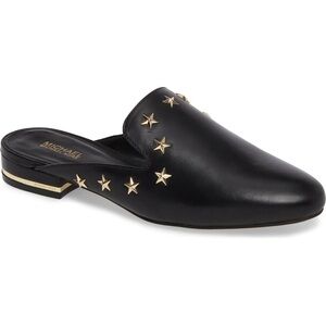 Michael Kors Navy Blue Star Studded Mules